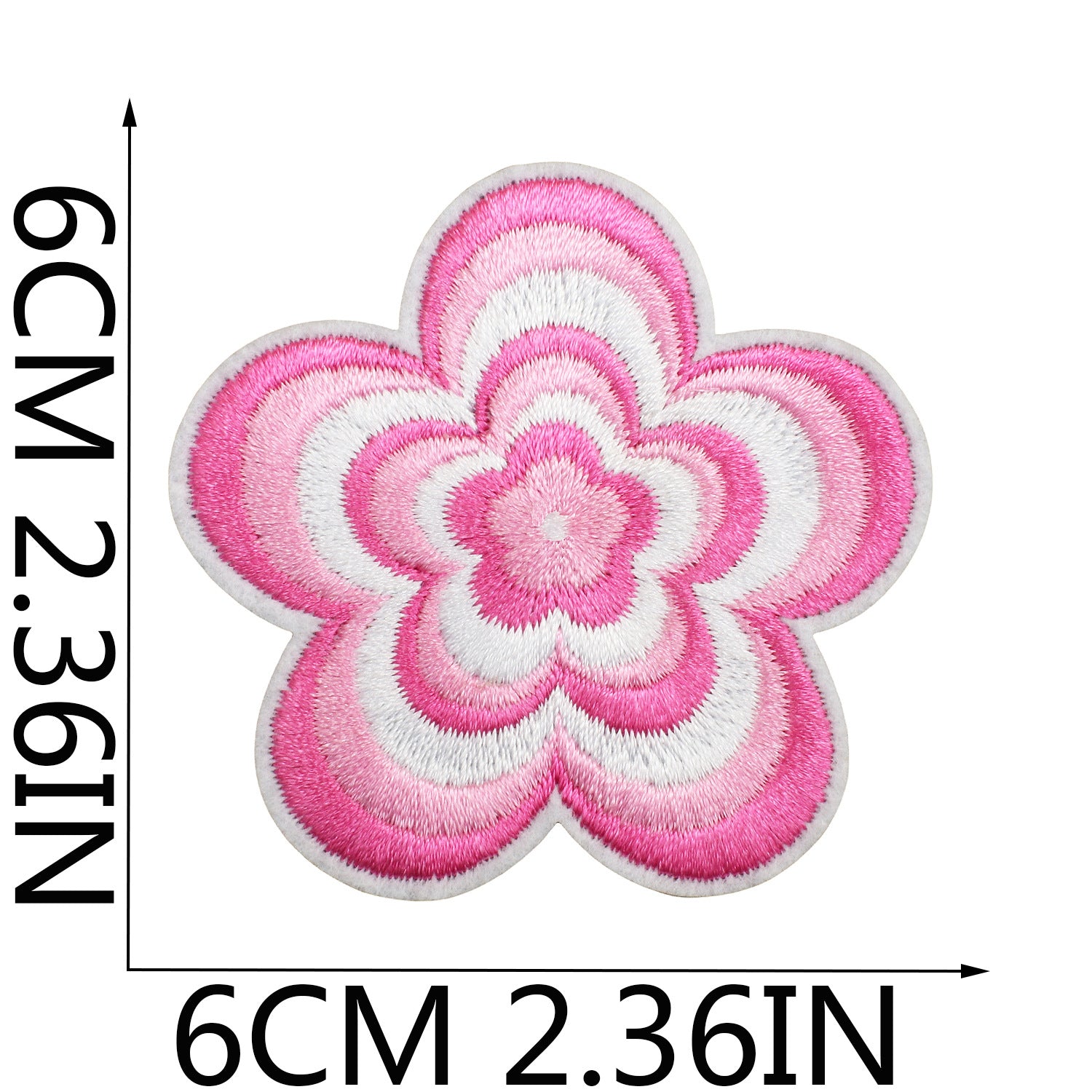 Wholesale Pink Python Embroidered Cloth Sticker